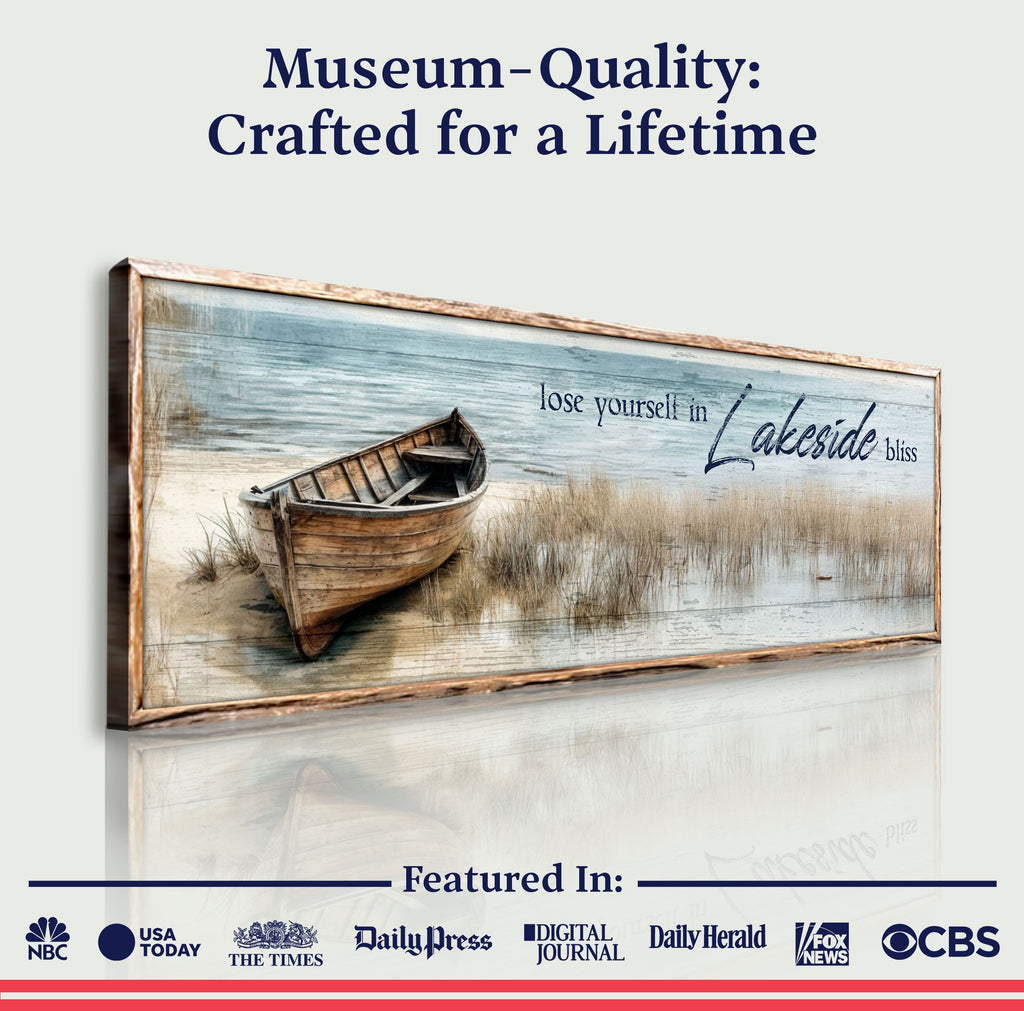 Lose Yourself in Lakeside Bliss Lake House Coastal Sign